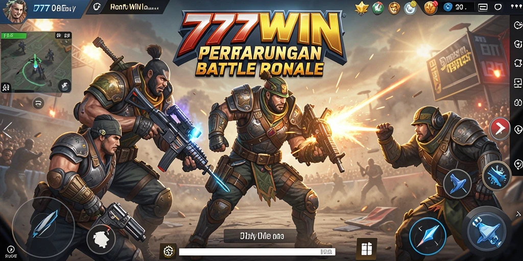 Gameplay Battle Royale seru di 777WIN dengan aksi mendebarkan.
