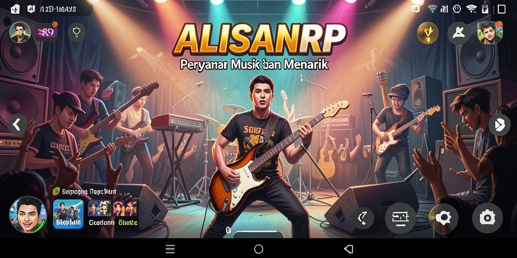 Tampilan gameplay ALISANRP yang seru dan penuh warna.