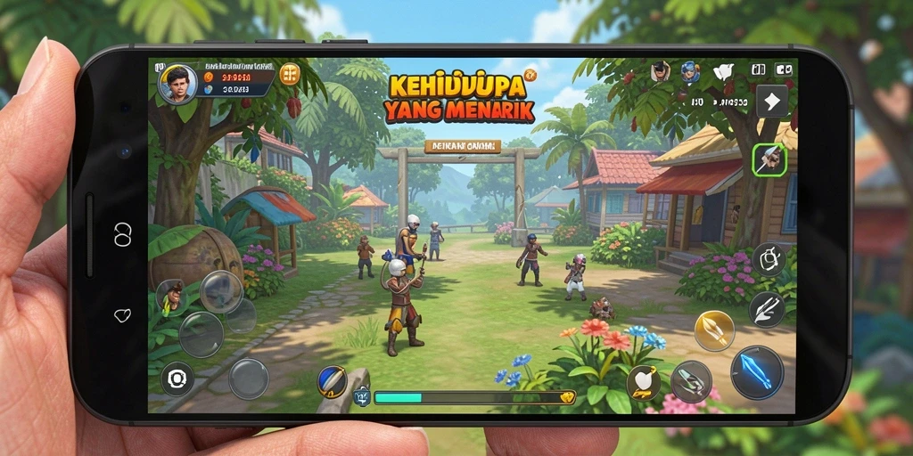 Tampilan gameplay API33 yang memukau dengan detail lingkungan.