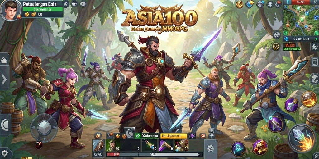 Gameplay menakjubkan dengan elemen MMORPG yang mendalam.