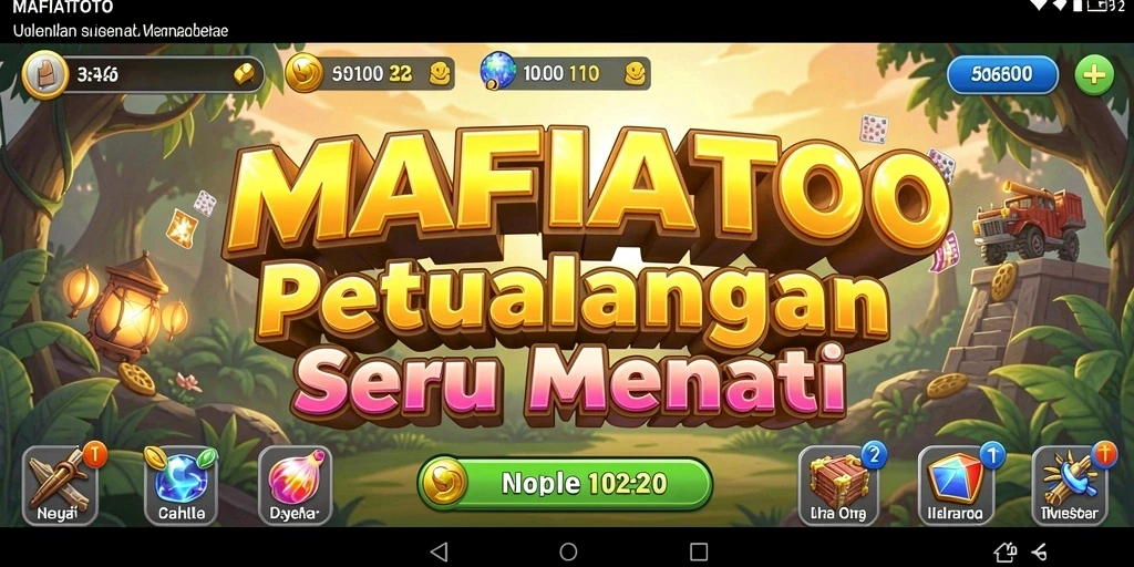 Screenshot MAFIATOTO menampilkan aksi petualangan yang mendebarkan.
