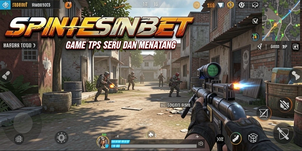 Tampilan menarik dari gameplay SPINBET yang mendebarkan.